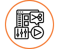 icona post-produzione video